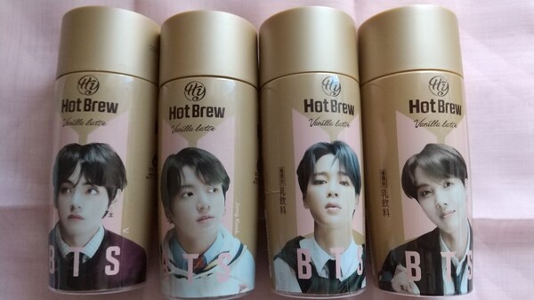 BTSコーヒーボトル４本セット 防弾少年団