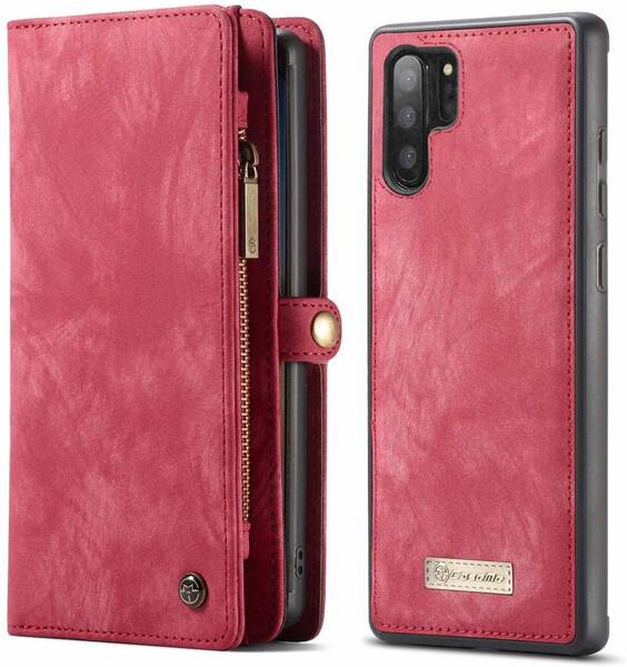 galaxy note10+ ケース ギャラクシーノート10+ レザーケース SC-01M/SCV45 お財布付き 取り外す可能 カード収納 3