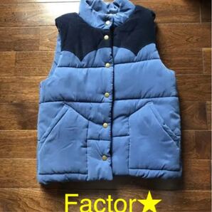 Factor= ダウンベスト 未使用