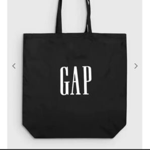 Gapロゴ エコバッグ ブラック
