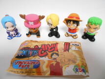 〔良好・現状品〕バンプレスト☆ワンピース ONE PIECE ソフビマスコット PartⅡ パート2 全5種 コンプリートセット フィギュア バンダイ_画像1