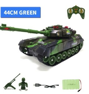 Super RC Tank War Militar Battle начал Cross Country Counter Cary Car Car World Tank Hobby Boy 1-2 44 см.