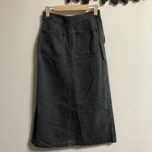 新品タグ付 ノースフェイス パープルレーベル ブラックデニムスカート THE NORTH FACE PURPLE LABEL Black Denim Field Skirt WS NTW5002N_画像3