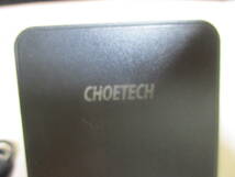 鶯】　CHOETECH ワイヤレス充電器 T524-S　ブラック　出力10W（最大）　中古美品_画像2