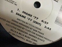 Evelyn Champagne King ： Shame '92 12'' c/w Shame '77 // 打ち込み / 落札5点で送料無料_画像3