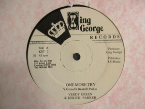 Verdy Green & Derick Parker ： One More Try 12'' // 90's Ragga HipHop ラガマフィン / 落札5点で送料無料