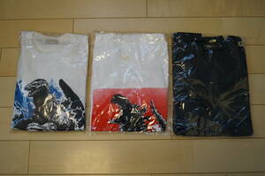 zenelaru Pro daktsu made Godzilla T-shirt unused goods 3 point set free shipping 