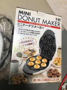 ミニドーナツメーカー フッ素加工 7個作成 説明書付き