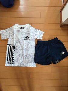 新品adidas アディダス＊ ショートパンツ 半袖シャツ 上下セット キッズ 子ども 