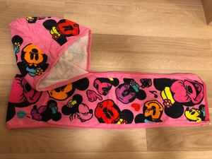 ディズニーリゾート フード付き フェイスタオル パーカー ピンク ポイント消化