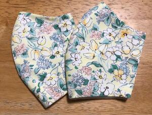 立体インナー ハンドメイド 花柄2枚セット