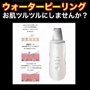【大特価商品】ウォーターピーリング 超音波美顔器 毛穴 ニキビ 黒ずみ除去 ウォーターピーリング美顔器 黒ずみ フェイスケア