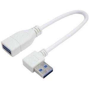 変換名人 　USB3.0　L型変換ケーブル　USB3A-CA20RL ２個セット　送料込み