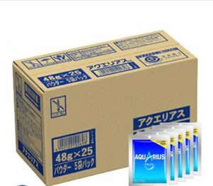 アクエリアス粉末 4ケース 100袋