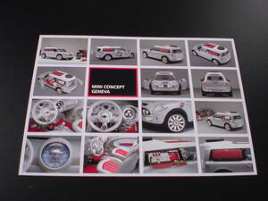  abroad original card Mini Clubman concept june-bMINI CONCEPT GENEVA 2006 year 2 month 