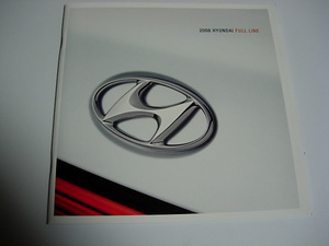  abroad original catalog Hyundai HYUNDAI 2008 USA FULL LINE AZERA SONATA ELANTRA ACCENT VERACRUZ TIBURON TUCSON SANTA FE ENTOURAGE