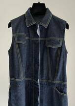 hussein chalayan AW1999 DENIM DRESS col.INDIGO size.L_画像2