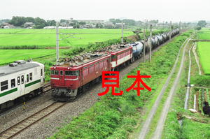 鉄道写真、35ミリネガデータ、136163610022、ED75-1029＋ED75＋貨物、JR東北本線、本宮～五百川、2003.07.17、（3096×2053）