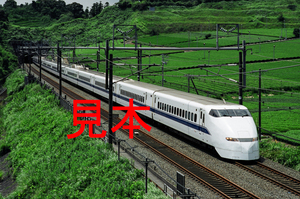 鉄道写真、35ミリネガデータ、136363660010、300系（J41編成）、JR東海道新幹線、掛川～静岡、2003.07.31、（2799×1856）