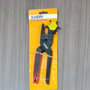 SUNDRY ロータリーレザーパンチ 穴あけ直径2.0-4.5mm (6段階) RLP-6
