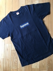 supreme シュプリーム New York Yankees/BOX LOGO TEE ネイビー/A94