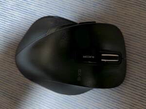 ワイヤレスマウス エレコム M-XGL10DB EX-G USBレシーバー 5ボタン Lサイズ◆動作確認済