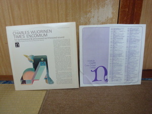 Time`s Encomium / CHARLES WUORINEN us запись LP электронный звук 