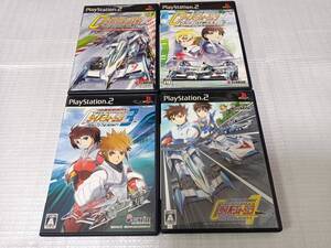 ☆PS2 新世紀GPX サイバーフォーミュラ Road To The INFINITY1.2.3.4 4本セット ハガキ付