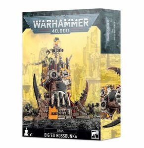 送料無料 新品 オルク：ビッグヘッドボスバンカ ウォーハンマー 40000 / ORKS: Big'ed Bossbunka