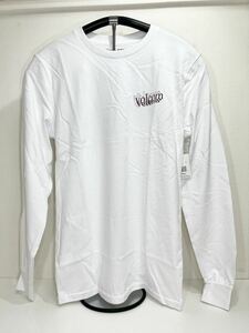 VOLCOM ボルコム A3632102WHT メンズ Lサイズ 長袖Tシャツ バックプリント ロンティー PrintTee ホワイト色 ヴォルコム 新品 即決 送料無料