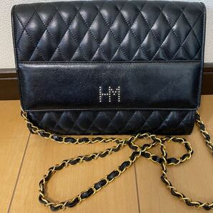 【即決大歓迎】【HANAE MORI】黒 ショルダーバッグ