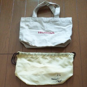 ミニトートバッグ お弁当入れ HONDA&ラスカル