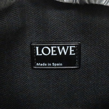 質イコー [ロエベ] LOEWE アナグラム リピート Tポーチ／クラッチバッグ／ハンドバッグ 107.55.K05 ブラック レザー 良品_画像8