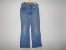 80s　LEVIS　リーバイス 517-0217 　USA製 TALONジップ ビンテージ ブーツカット　デニムジーンズ　W31　　　（３E　ハ大　_画像1