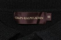 CHAPS Ralph Lauren チャップス ラルフローレン ウール混 プルオーバーニット サイズ S ブラック_画像5