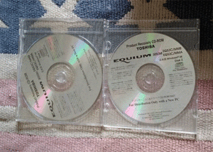 東芝　EQUIUM　3050M　カスタム・リカバリCD　Disk1&2 ディスク良好 送料込