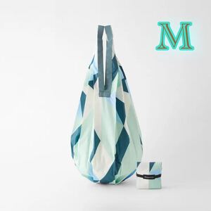 Shupatto エコバッグ DROP「シーグラス」Mサイズ