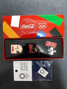 東京オリンピック ピンバッジ ピンバッチ　2020　体操　エンブレム　コカ・コーラ　ピンズ　未使用
