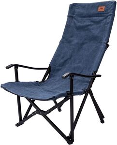 キャンピングムーン CAMPING MOON リラックスコットンローチェア 焚き火チェア F-1002C-BL デニムブルー