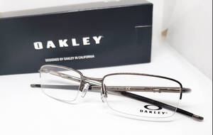 値下 OAKLEY 正規品 RHINOCHASER ライノチェイサー OX3111-0152 セメント cement 新品 ハーフリム メンズ 度付き加工可