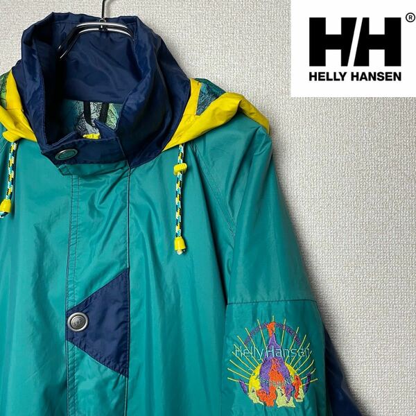 HELLY HANSEN ヘリーハンセン　USA製　ナイロンジャケット　メンズＬ