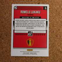 panini donruss soccer Romelu Lukaku パニーニ ドンラスサッカー ロメルルカク チェルシー CHELSEA ベルギー_画像2