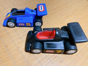 （中古）little tikes リトルタイクス：F1おもちゃ2台