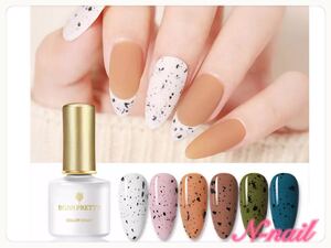 ☆再入荷☆ お手持ちのジェルで エッグシェル ダルメシアンジェル 1本