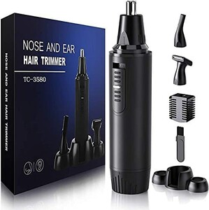新品 鼻毛カッター 鼻毛シェーバー 電動式カッター 1台3役 髭剃り 耳毛カッター 鼻毛切り 脱毛器 掃除用ブラシ付き 男女兼用