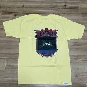  USA正規品 【L】 ダイヤモンドサプライ Diamond Supply Co. 半袖 Tシャツ 1998 planet タグ付き cotton100％ 黄色 (T61)