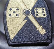 陸軍VC■新品アメリカ軍65TH旅団US砲兵サイコロ刺繍ワッペン■ミリタリー　◎『ベルクロ　マジックテープ』_画像4