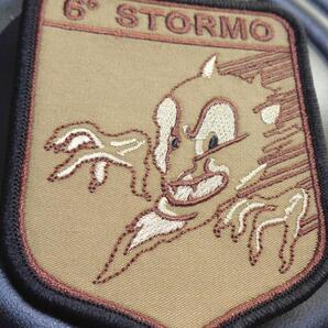 《砂漠IT6悪魔》◆貴重イタリアITALY6° STORMO 死神 デーモン 悪魔 刺繍ワッペン激渋◇サバゲー・ミリタリー■洋服・衣類・衣服DIY