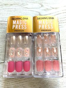 DASHING DIVA ダッシングディバ マジックプレス ネイルチップ ショップチャンネル限定 付け爪 プレミアム ピンク