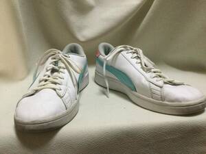C550 PUMA white & blue & pink sneakers 23,5.